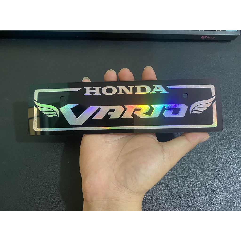 Bảng tên 7 màu Vario - Scoopy - Genio - Beat- Satria - Raider - ko đụng hàng với bảng tên nào trên thị trường