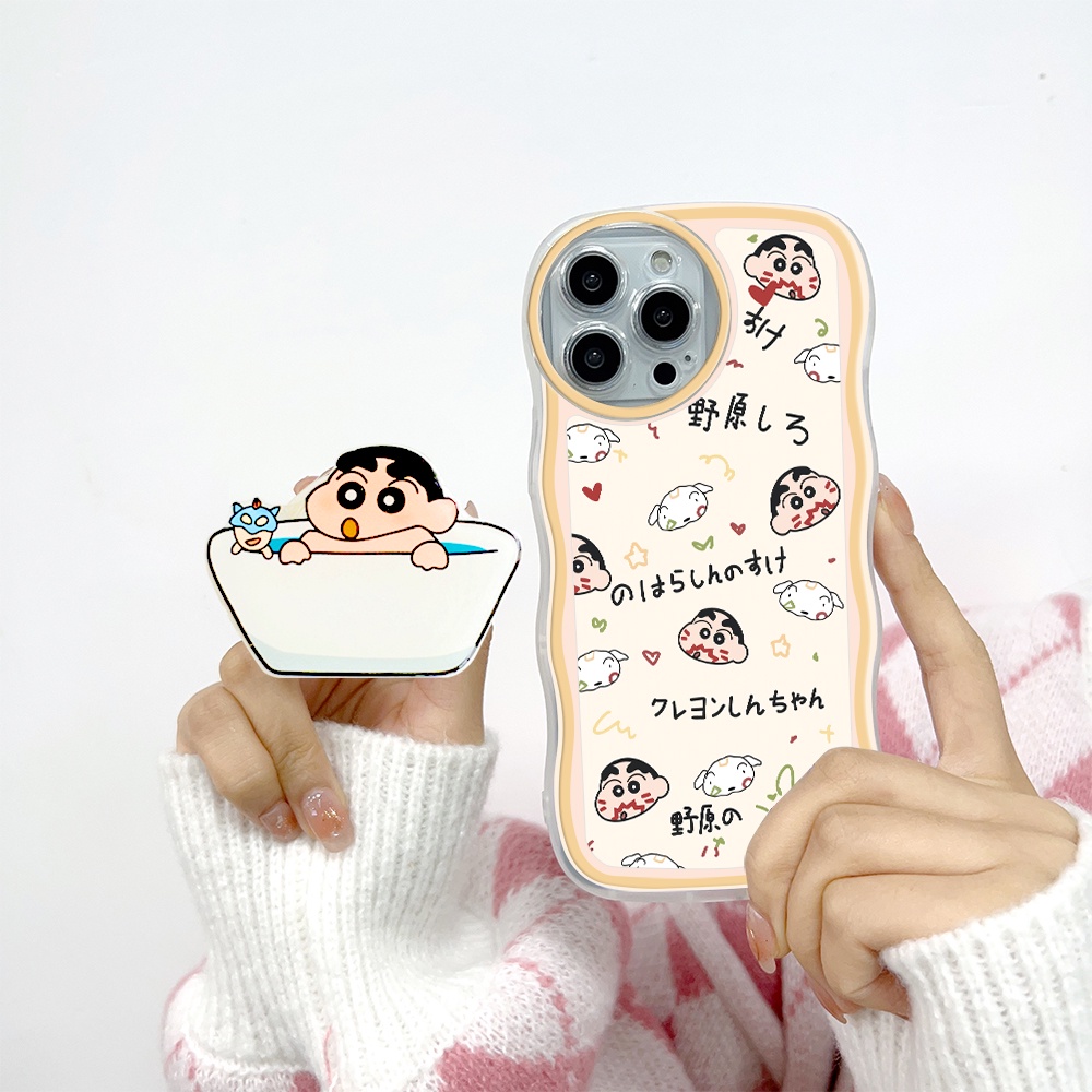 Ốp điện thoại hình cậu bé bút chì cho Samsung Galaxy S20 S10 FE Plus Ultra 5G