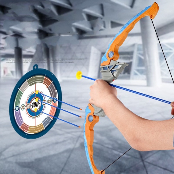 Đồ chơi Bắn Cung có đèn led có bia hồng tâm - Cung tên đồ chơi - Mũi tên bắn cung - Đồ chơi trẻ em - Đồ chơi nhập khẩu