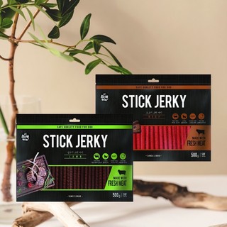 THỊT BÒ VÀ CỪU QUE BEEF JERKY BOWWOW CHO CHÓ 500GR