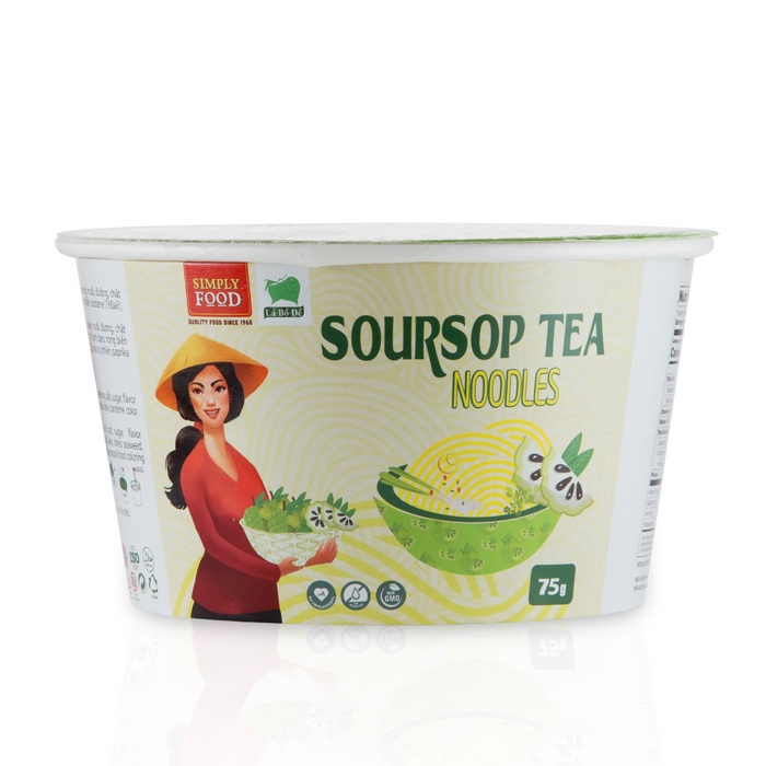 Mì trà mãng cầu ăn chay & ăn kiêng   - SOURSOP TEA Noodles