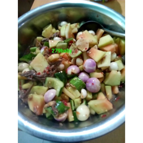 1kg mắm dưa cà Bình Định nhà làm chỉ giao Tphcm