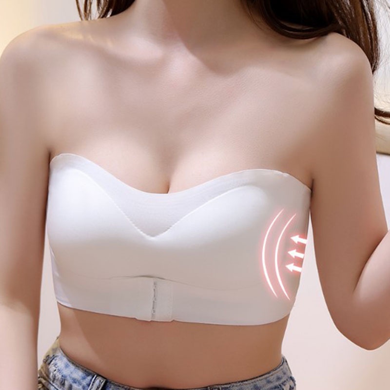 Áo Ngực Không Đường May Cài Khóa Trước Chống Trượt Cho Nữ jp5