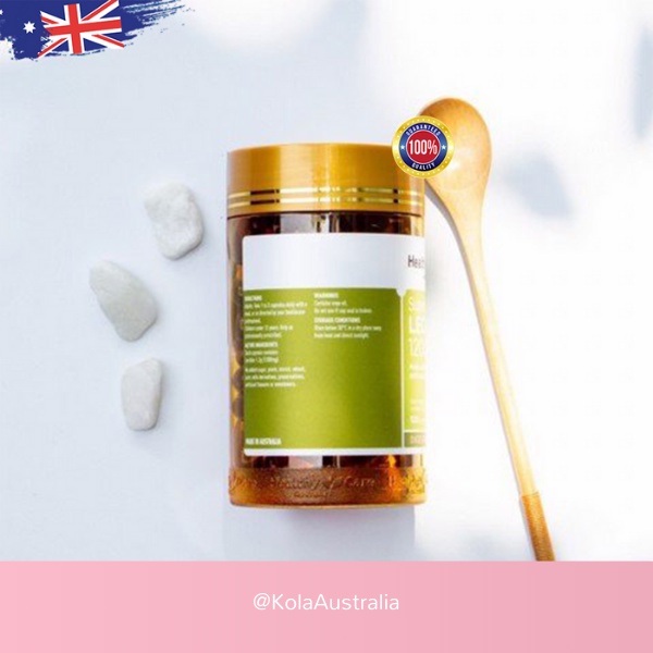 Viên uống mầm đậu nành Healthy Care của Úc Super Lecithin 100 viên