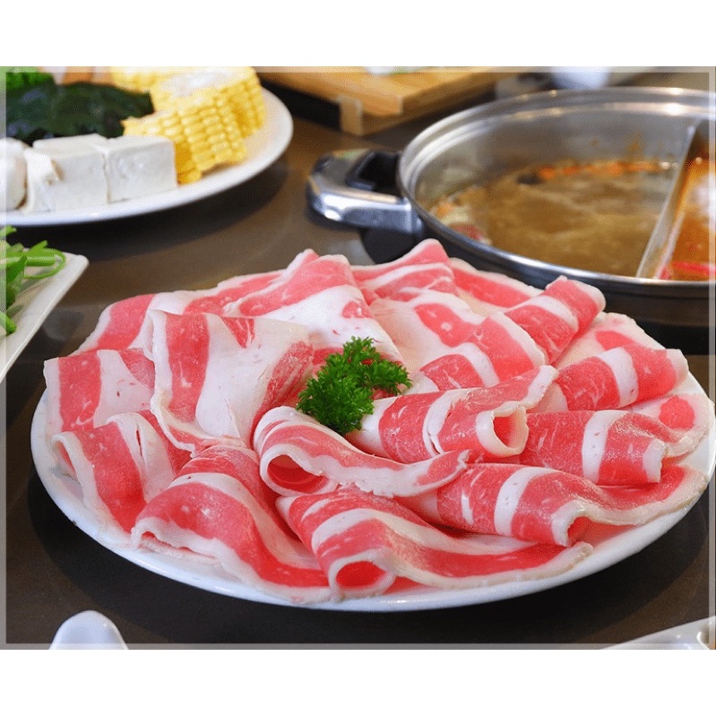 Ba Chỉ Bò Mỹ Nhập Khẩu Cắt Lát khay 500g