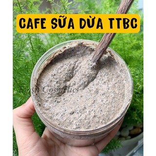 Cafe sữa dừa - tẩy tế bào chết toàn thân