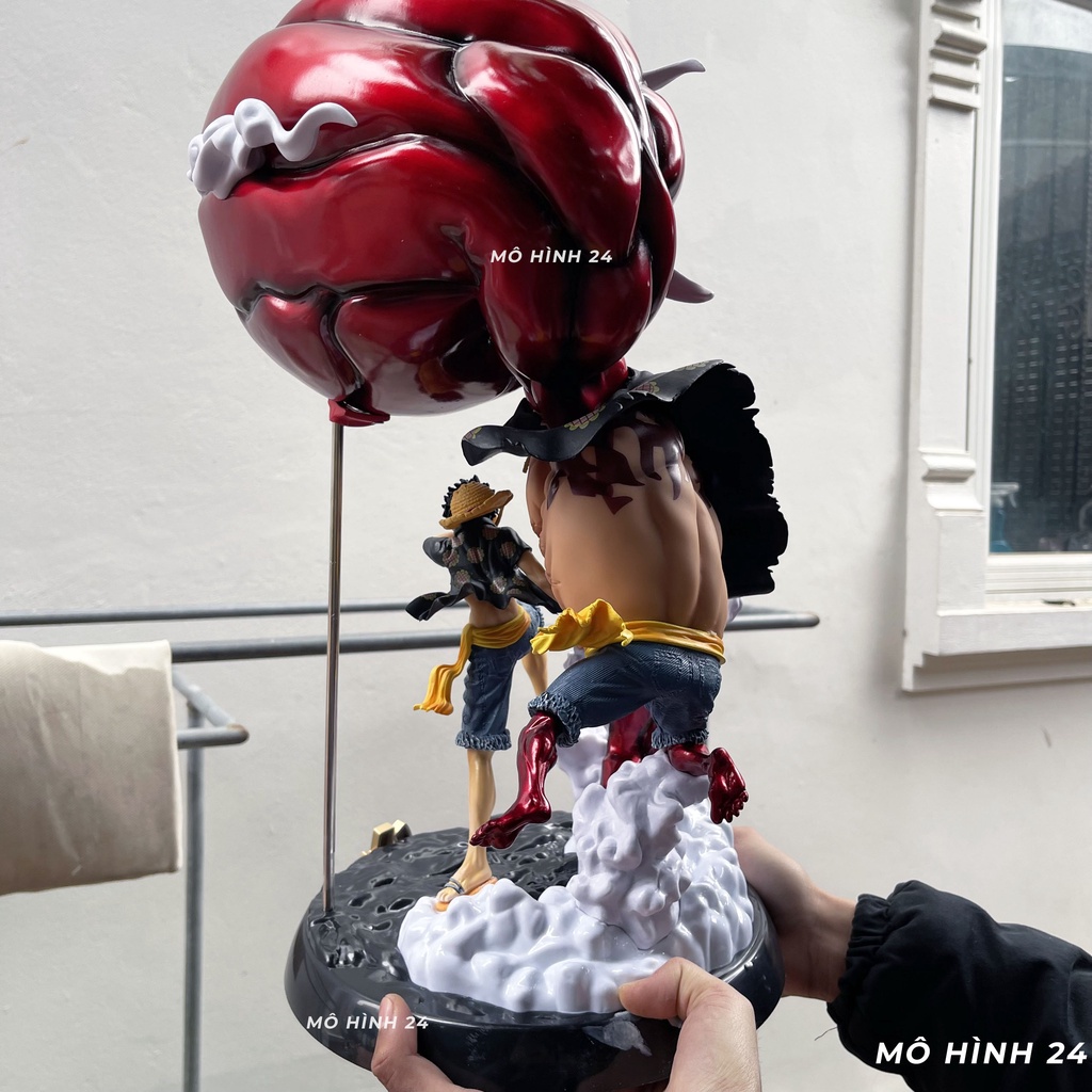 Đồ chơi mô hình luffy gear 4 F4 bản tay to nhất king ape onepiece AGOOLZX anime figure lufy gear 4th tượng