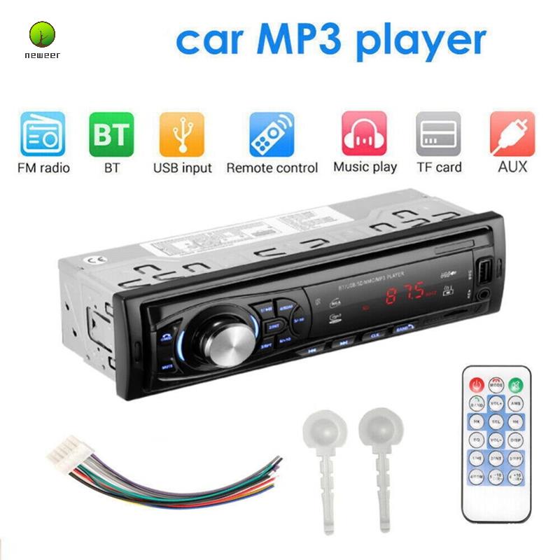 Máy Nghe Nhạc MP3 12PIN - 1030 Kết Nối Bluetooth Hỗ Trợ Thẻ TF Đài FM Radio Cho Xe Hơi