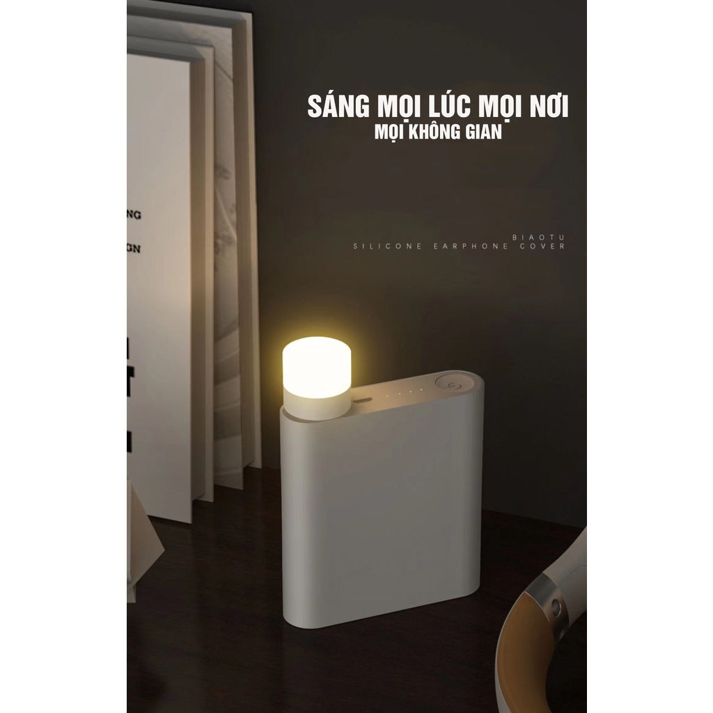Đèn ngủ LED USB mini nhỏ gọn, đèn đọc sách, trang trí, nhà tắm Minh House | BigBuy360 - bigbuy360.vn