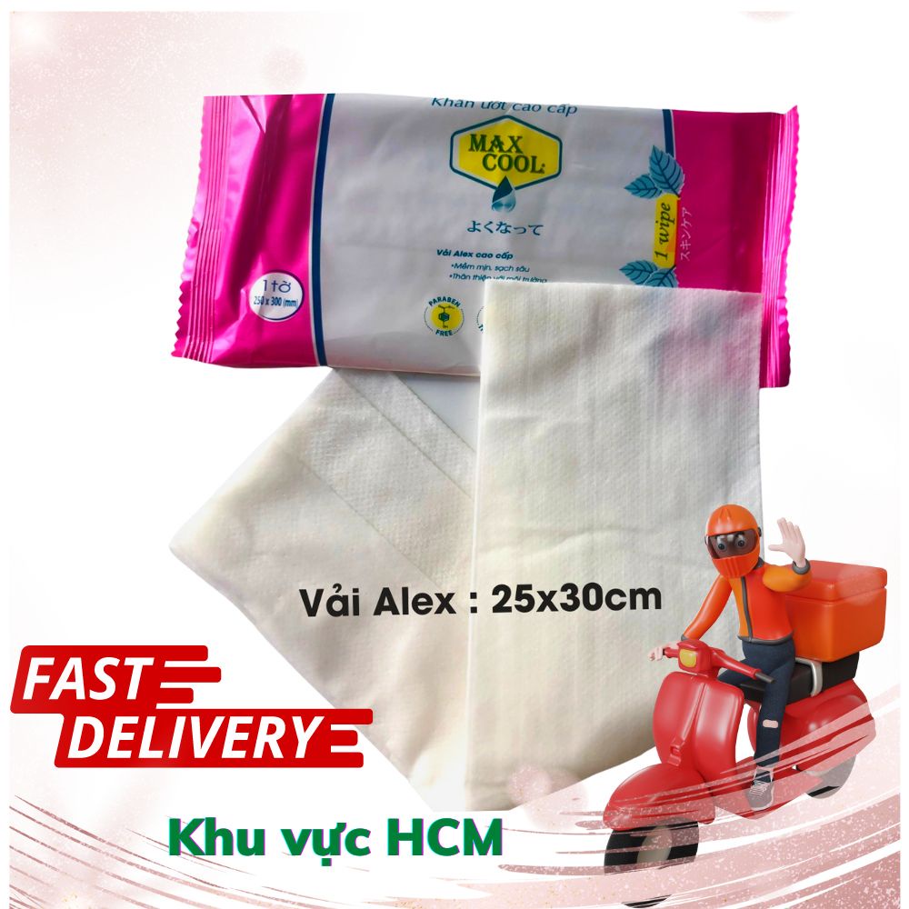 40 cái khăn ướt MAX COOL - Vải ALex