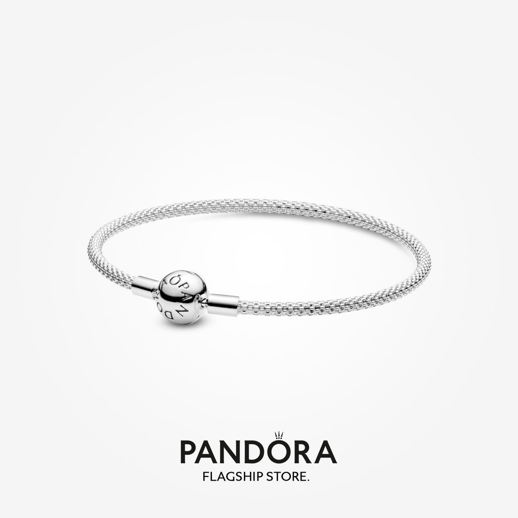 Vòng Tay Lưới Bạc Pandora Moments