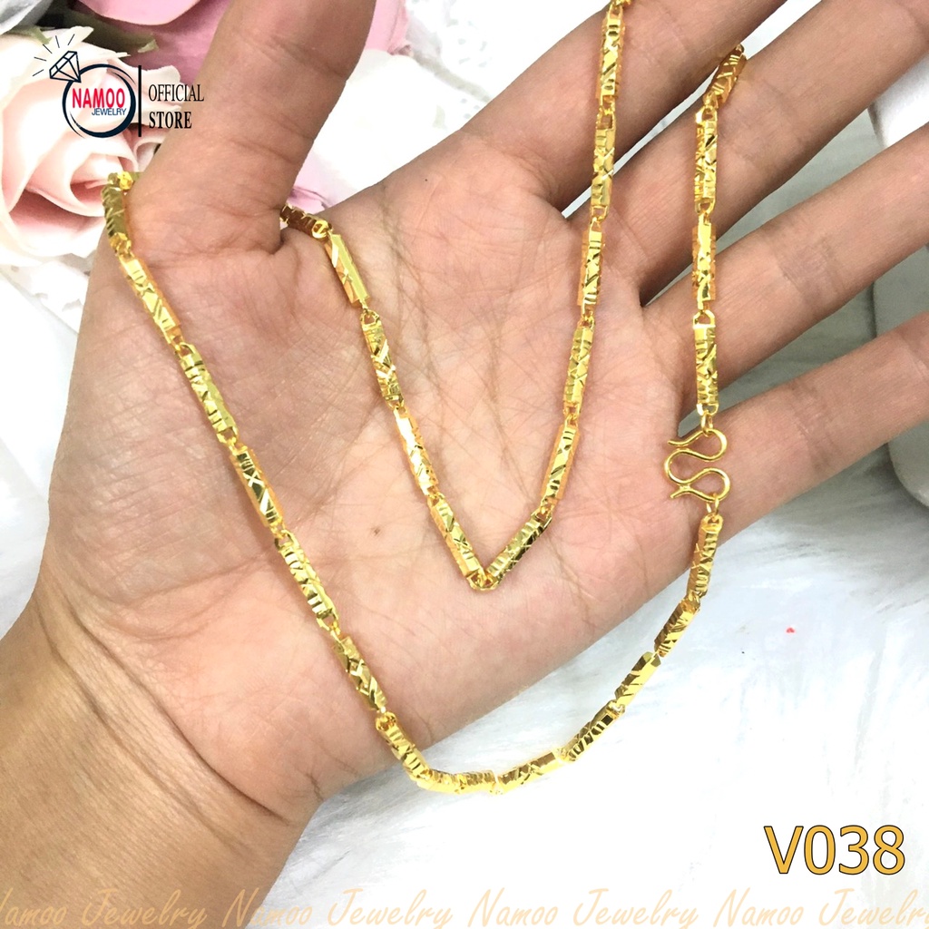 Dây Chuyền Nam Nữ V038 Thiết Kế Tinh Xảo Cực Thời Thượng Cho Nữ Namoo Jewelry