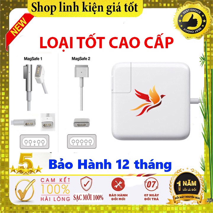 Sạc 45w 60w 85w Bảo hành 1 năm A1395 A1398 A1435 A1436 A1465 A1466 A1424 A1425