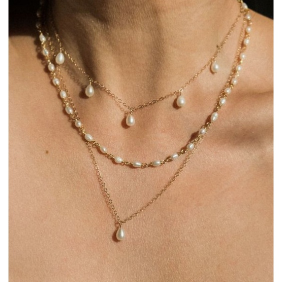 DT7.179 Dây chuyền trai Dị vintage độc lạ