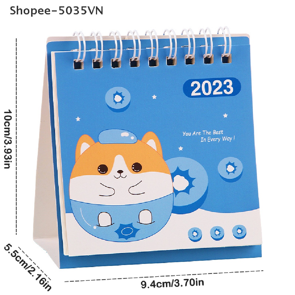 {AKIN} Lịch Để Bàn 2023 Năm Con Thỏ Hoạt Hình Dễ Thương Để Bàn Lập Kế Hoạch Hàng Ngày Agenda Agenda {akindofstar1.vn}