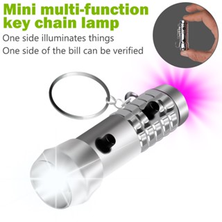 Đèn flash cầm tay khẩn cấp chất lượng cao cho cắm trại Keychain Lamp Mini LED UV Light đèn pin để làm sạch Windows, Kitchens