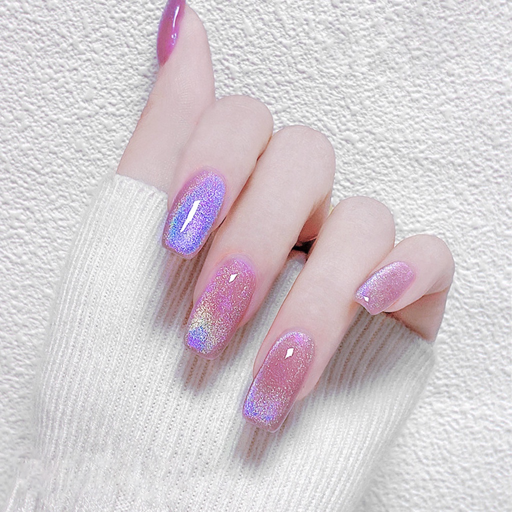 Sơn Móng Tay 8ml Màu Mắt Mèo Lấp Lánh Nhanh Khô Không Gây Kích Ứng Chuyên Dụng Cho Salon