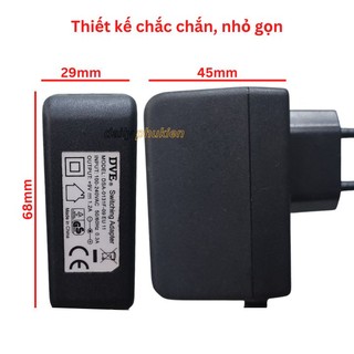 Adapter nguồn DVE 9V 1.2A cho cần điện tử, loa kéo, Switch, thiết bị điện tử