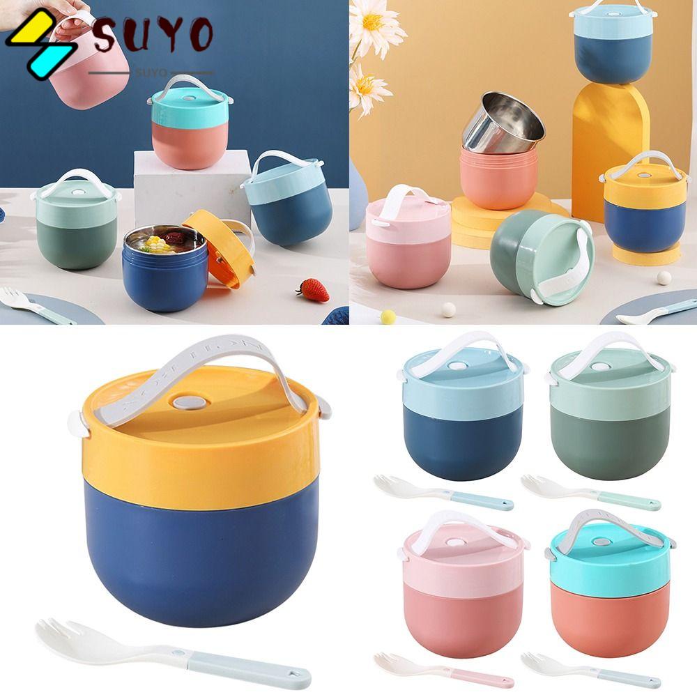 Hộp Đựng Cơm Trưa Giữ Nhiệt Có Thể Hâm Bằng Lò Vi Sóng Cho Học Sinh / Nhân Viên Văn Phòng
