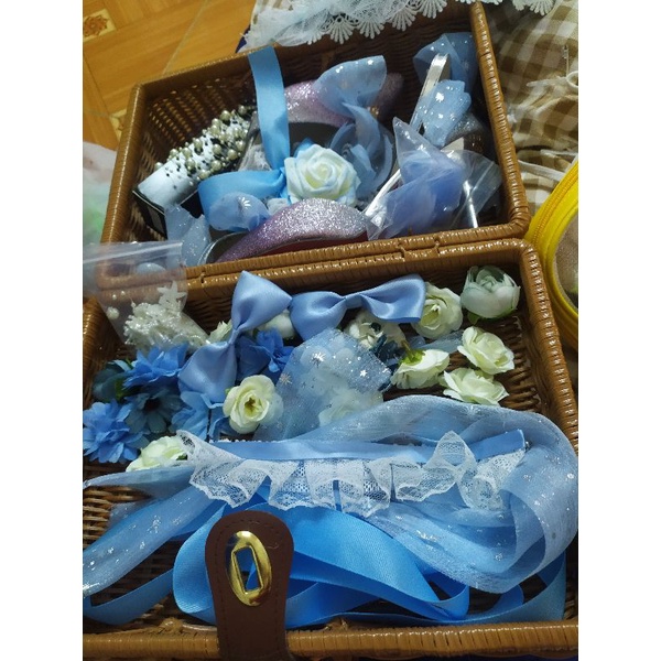 Giày lolita công chúa cao gót ánh nhũ lấp lánh