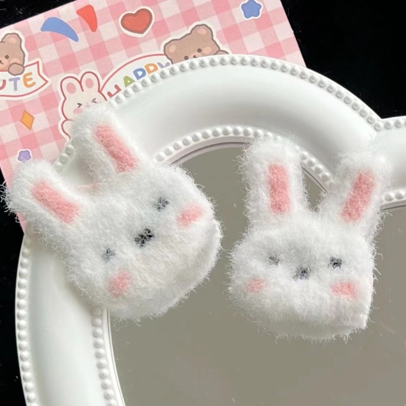 Kẹp Tóc Hình Thỏ Bunny Dễ Thương Y2k Dành Cho Nữ