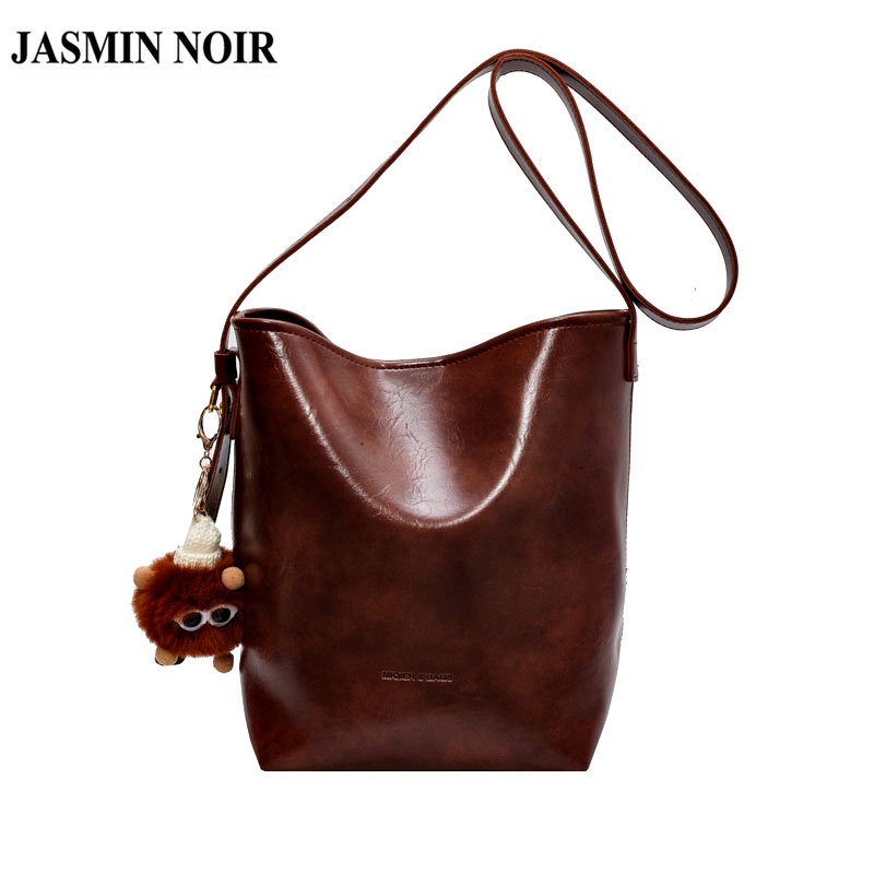 Túi Đeo JASMIN NOIR Chéo Da PU Thiết Kế Đơn Giản Thời Trang Cho Nữ