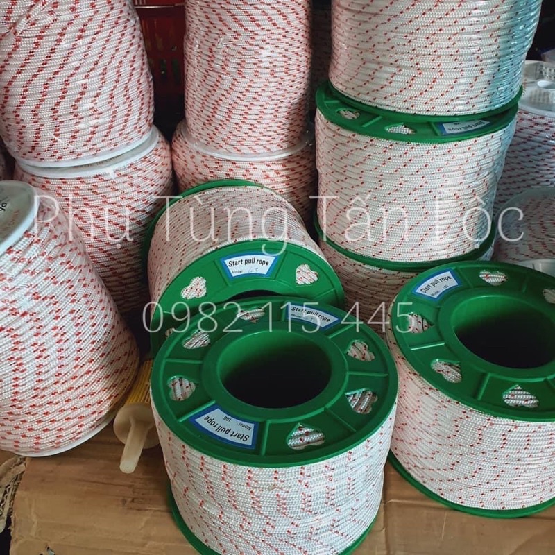 Dây Giật Máy Cắt Cỏ, Cưa Xích, Bơm Nước các cỡ 3li đến 5.5li (Cuộn 100mét)