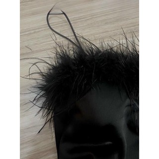 gv77- đầm body phi thái phối lông có mút
