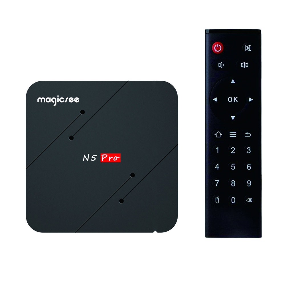 Android tivi box Magicsee N5 pro 2023 - Android 11 - Ram 2GB - Chip S905W2