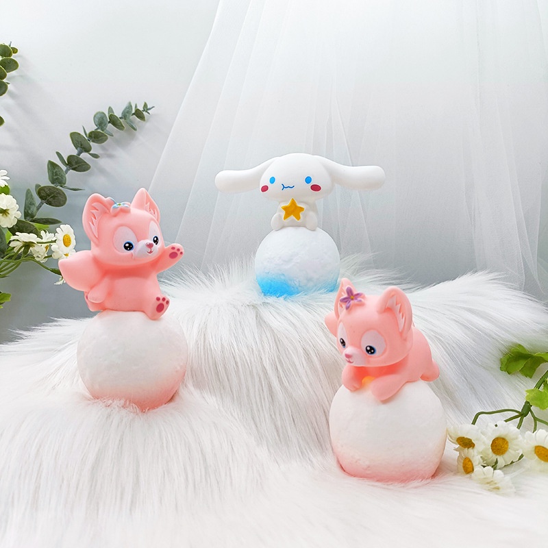 Sanrio Đèn Ngủ Bơm Hơi Để Bàn Diy Hình Cinnamoroll Dễ Thương Có Cổng USB & Đèn LED Di Động Cho Trẻ Em