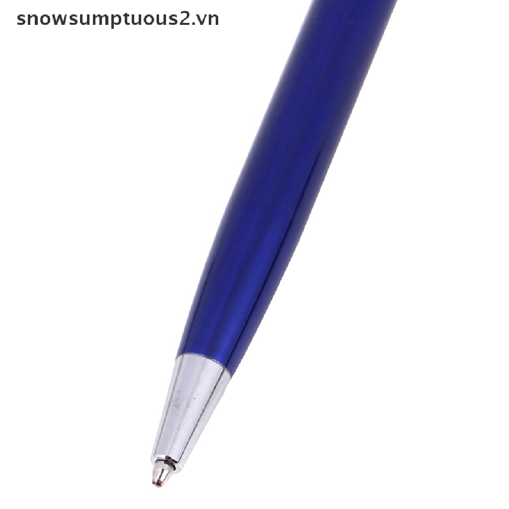 Bút Bi Mực Đen Ngòi 1mm Bằng Kim Loại Tiện Dụng Cho Văn Phòng