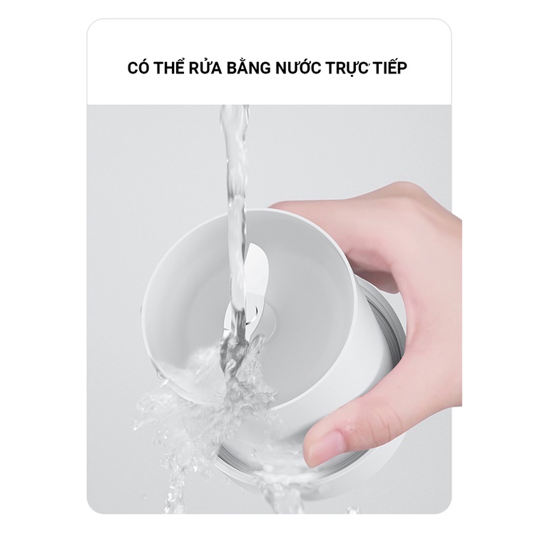 Máy Xay Sinh Tố Cầm Tay Deerma NU30 Pin Sạc Cổng USB | Hàng Chính Hãng | Bảo Hành 6 Tháng | Mimax Store