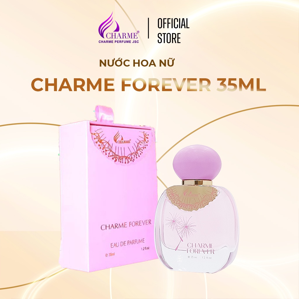 Nước hoa nữ nhẹ nhàng, Charme Forever, mùi hương gợi cảm, tinh tế và thanh khiết, 35ml