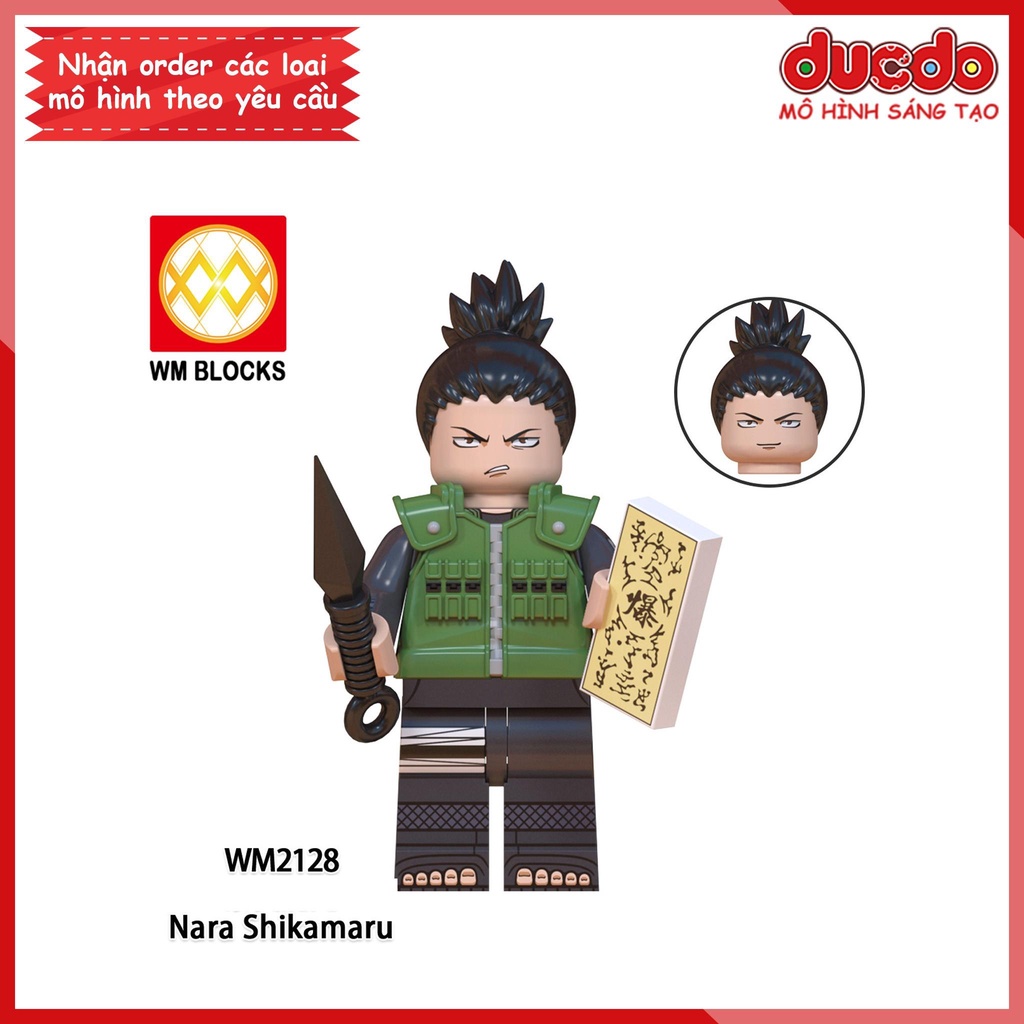 Minifigures các nhân vật trong Naruto Hokage Asuma Kurenai - Đồ chơi Lắp ghép Xếp hình Mô hình Mini WM WM6110