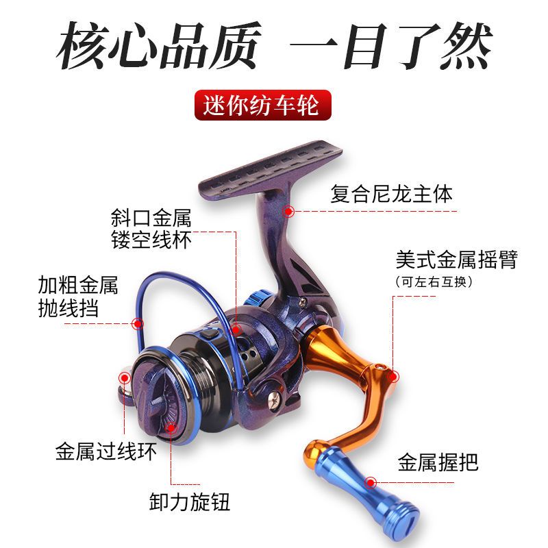 Máy Câu Cá Mini Bằng Thép Không Gỉ