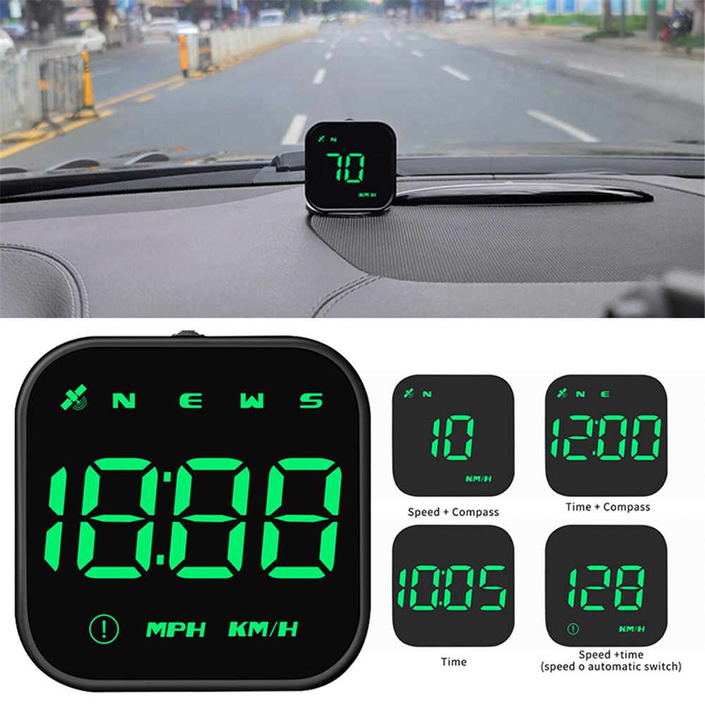 Bộ HiểN Thị TốC Độ GPS + MàN HìNh HUD + La BàN Cho Xe Hơi