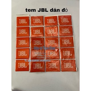 Tem JBL dán đỏ 1 đôi-Linh kiện thay thế sửa chữa loa