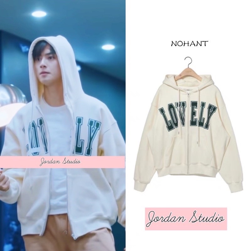 Áo khoác nỉ in chữ giống Danielle NewJeans,NCT Chenle,SHINee Onew,ASTRO Cha Eunwoo,TXT Yeonjun,Moonbyul,Hwang Minhyun