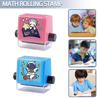 Tocawe New Roller Digital Teaching Stamp Within 100 Teaching Math Practice Questions