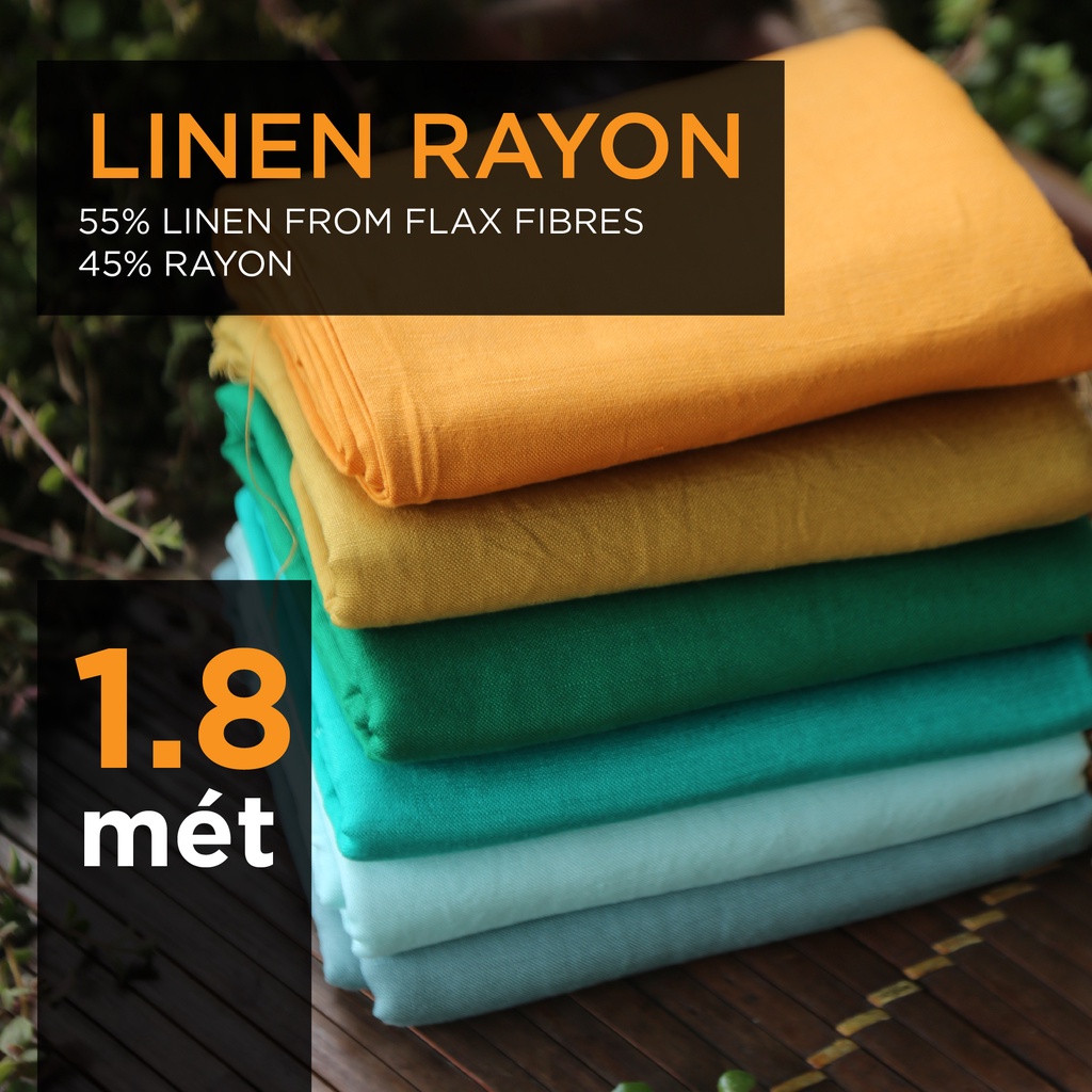 Linen Rayon - vải Lanh (linen) nhập khẩu cao cấp từ sợi cây