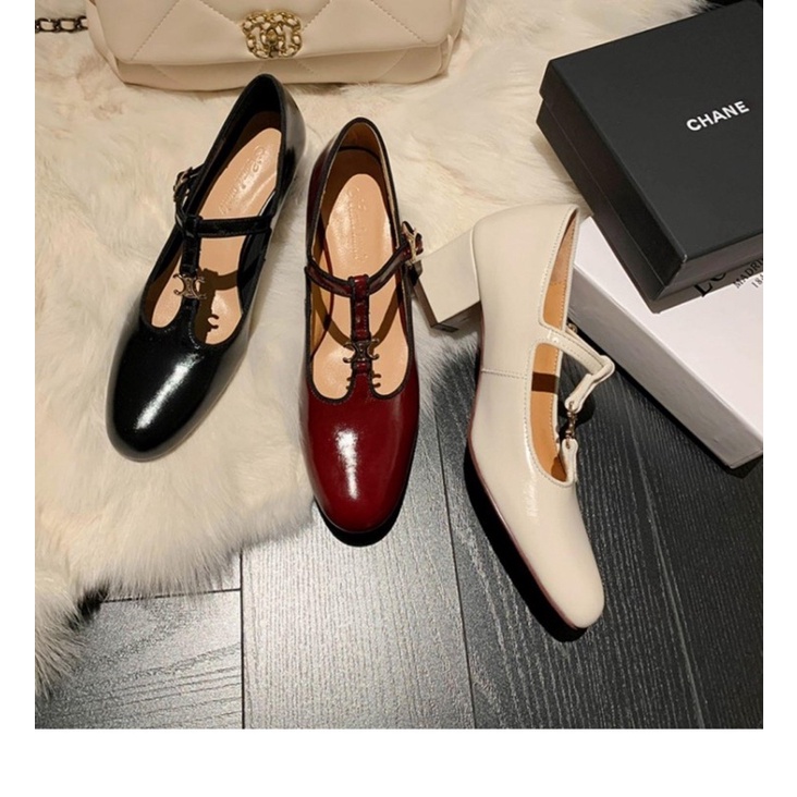 Giày búp bê C cao gót 3 cm 👠