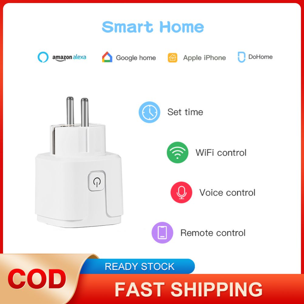 Apple Homekit Ổ Cắm Thông Minh Ổ Cắm Điện Wifi Ổ Cắm Điều Khiển Từ Xa Siri Công Tắc Đèn Tường Bộ Phận Nhà Thông Minh