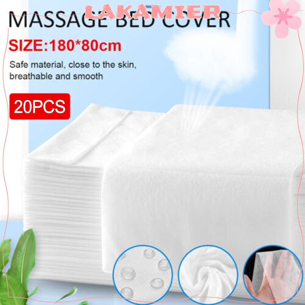 Set 20 Tấm Trải Giường Vải Không Dệt Sử Dụng Một Lần Tiện Lợi Ốp