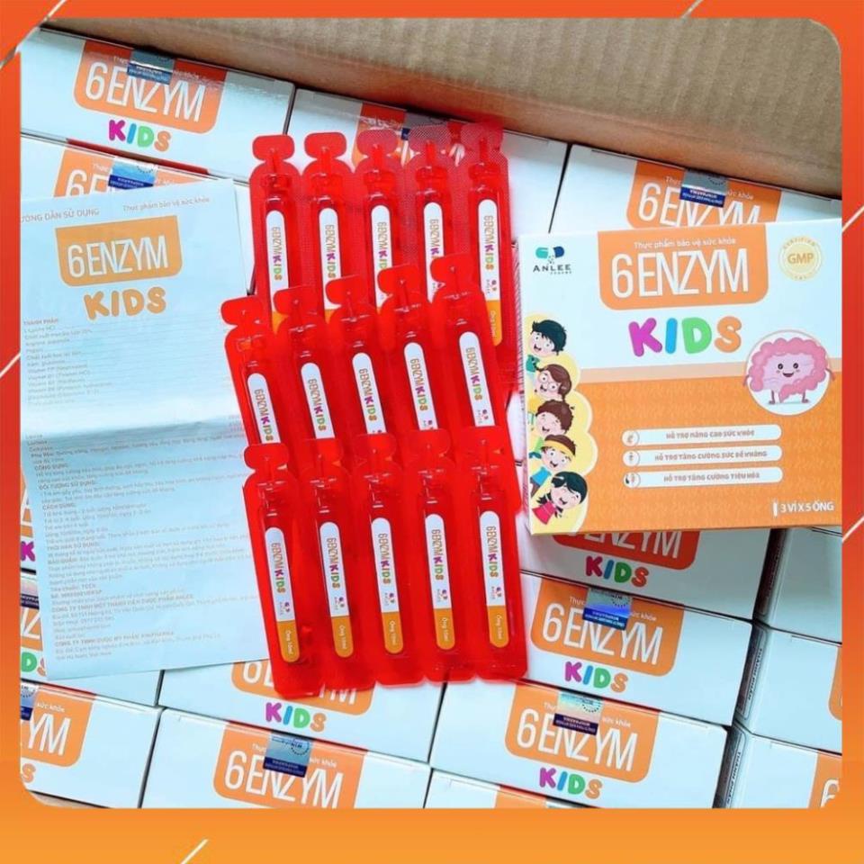 6 ENZYM KIDS - Siro  Giúp Bé Hết Biếng Ăn,Tăng Cân,Tăng Đề Kháng,Hết Táo Bón