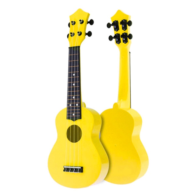 Đàn ukulele gỗ khắc hình cute giá rẻ Leafmusic LF047 Nắp ống kính