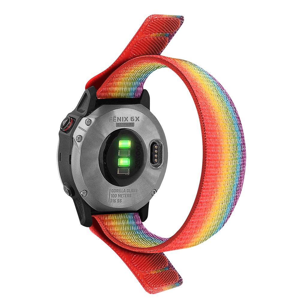 Dây Đeo Nylon 26mm 22mm Cho Garmin Forerunner 955 935 745 945 LTE S62 S60 / instinct 2 45mm