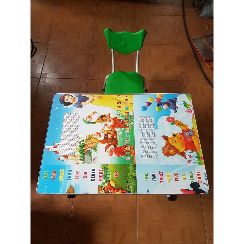 Bàn học sinh sinh viên gấp gọn 40x60, 50x70 chân cao 50cm sơn tĩnh điện chắc chắn GIÁ XƯỞNG