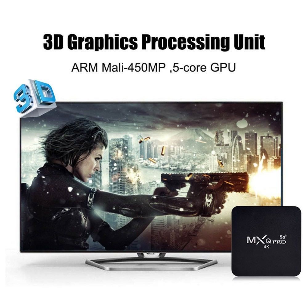 Hộp Thông Minh HD set-top box 4K 2.4G 8Gb / 128Gb WiFi Android 10.1 Và Phụ Kiện