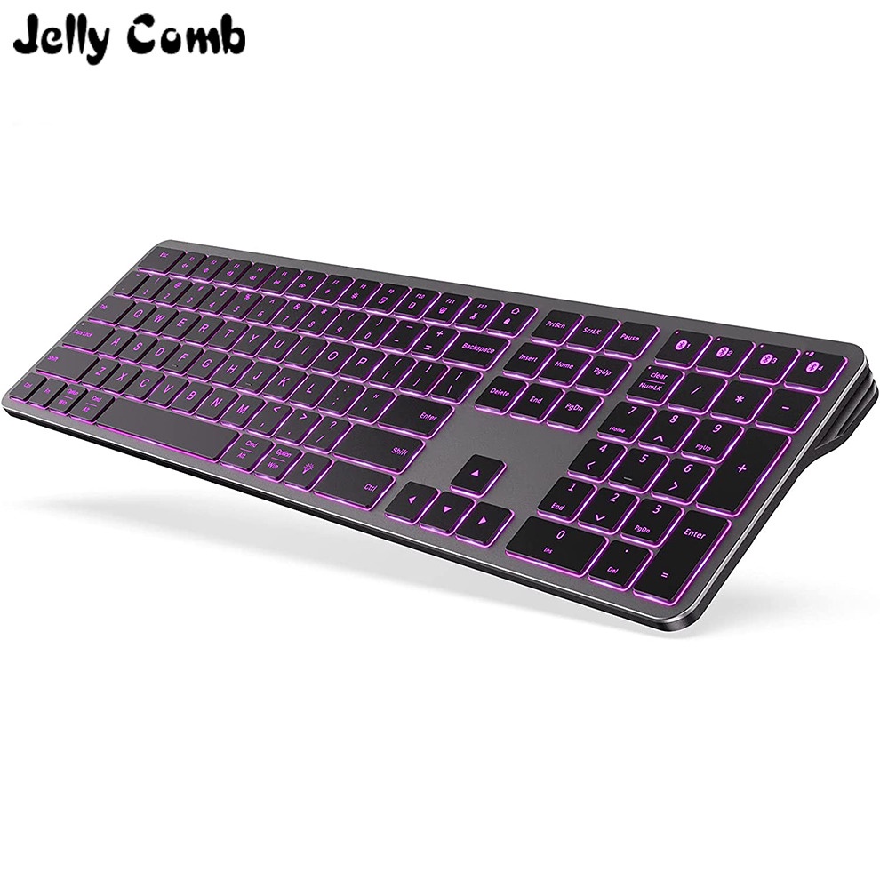 Bàn Phím Không Dây Kết Nối Bluetooth Nhiều Phím Có Thể Sạc Lại Cho Laptop / Máy Tính Bảng
