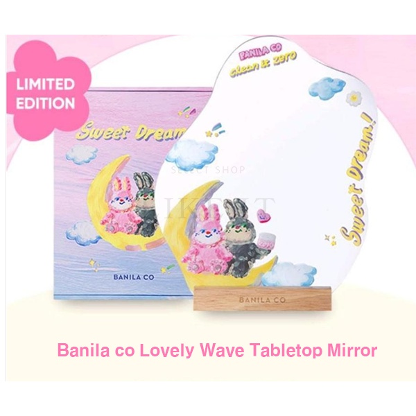 Gương Để Bàn Hình Sóng Biển Đáng Yêu Phiên Bản Giới Hạn Banila Co | Vận Chuyển Từ Hàn Quốc
